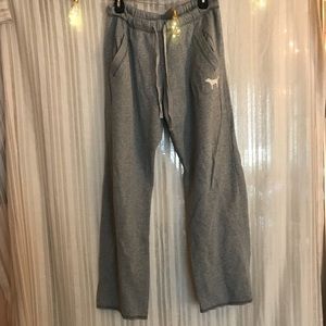 VS PINK Gray Boyfriend Sweats